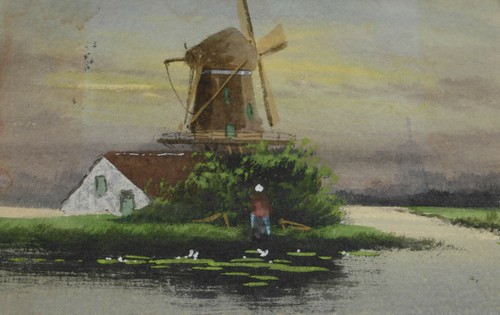 Windmühlen von zaanse schans - windmühlen,