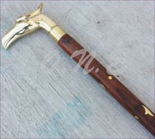 Vintage massiver messinggriff - massiver,