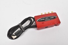 Behringer U-CONTROL UCA222 - USB Audio Interface - Soundkarte - Rot
