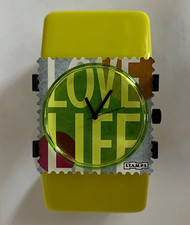 Stamps Uhr: Love Life mit Armband Belta Classic Kiwi (Zugarmband Plastic)