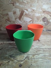 3 Ikea Bygel Kunststoff Organizer Behälter Tassen für Wand oder Raskog Wagen Schienen