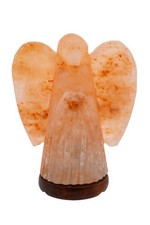 Salzkristall Lampe Engel H 20 cm ca. 1,7 kg Engellampe Salzkristall Salzlampe