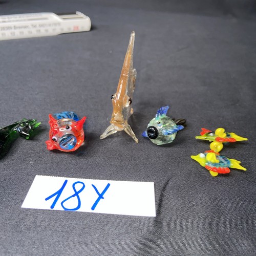 Figuren buntes glas konvolut - glas,