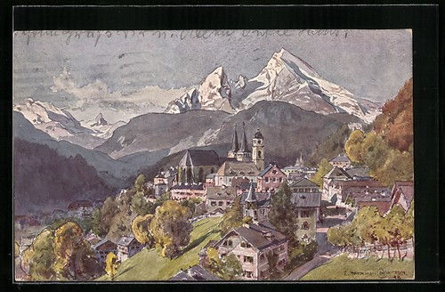 Künstler edward harrison - künstler-ak,