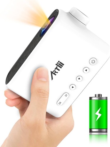 Mini projektor artlii - projektor, q