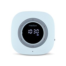 Medion LIFE S66884 MD43884 Duschradio UKW-Radio IPX6 Schutz Bluetooth Akku Blau