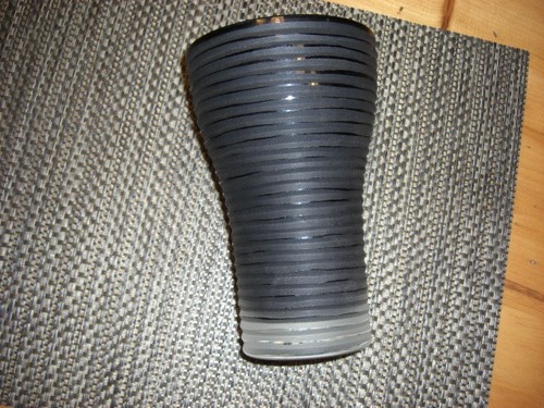 Glasvase schwarz von leonardo - von,