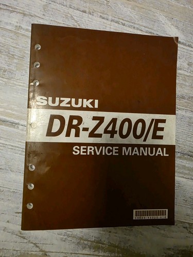 Suzuki z400 service - suzuki, dr-z400/e