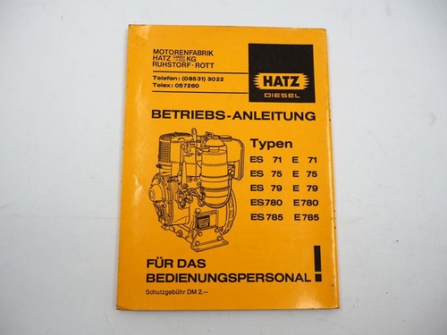 Original hatz 75 79 - original,