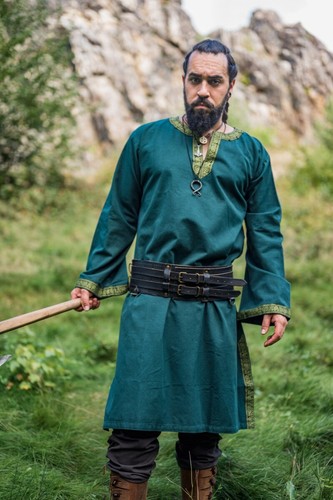 Tunika mit bordüre halvor - tunika,