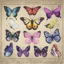 Servietten papillons - servietten,