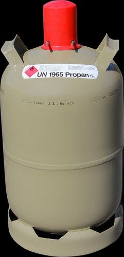 Stahl gasflasche grau - kg,