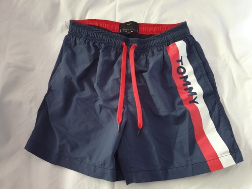 Tommy hilfiger badehose blau - badehose,