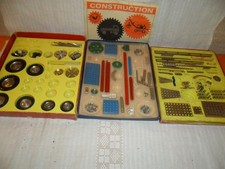 Konvolut Original DDR Construction 120 und weiterer Metallbaukasten