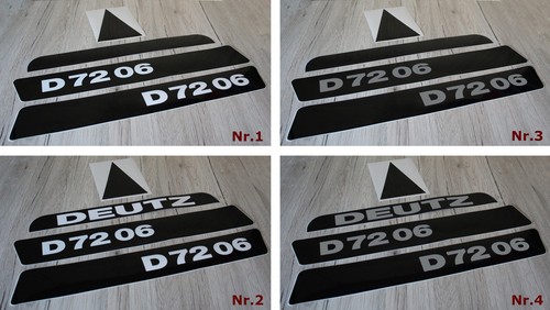 Deutz d7206 aufkleber - d7206,