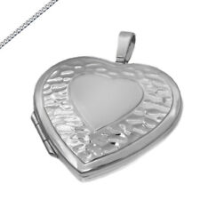 MEDAILLON Herz für 2 Bilder Amulett auch Kette Gravur zB Sternzeichen russisch