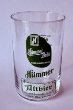 Bierglas Hümmer Bräu Altbier Dingolshausen Bayern 0,2 l mit aufwändigem Druck