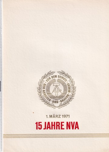 Ddr gedenkblatt 15 - ddr, -gedenkblatt,