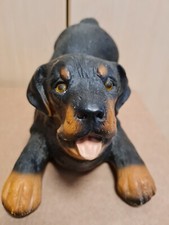 Rottweiler Deko Figur Rotti Tier stehend gebraucht