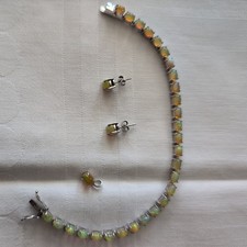 Set Opal Schmuck 925 Silber