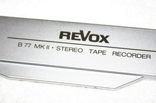 Verkaufe 1 ReVox Kopfabdeckung für Tonbandmaschine B 77 MK II Top erhalten!