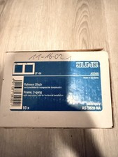 Jung Einbaurahmen 2-fach Sichtfeld glänzend horiz BSF AS / AS 500 AS 5820 NA