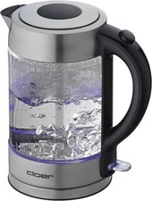 Cloer Wasserkocher Edelstahl-Glas 4429