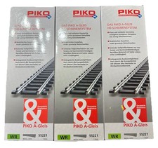 3x PIKO H0 55221 - A-Gleis
