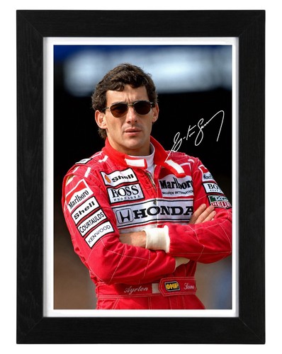 Ayrton senna signed autogramm - senna,