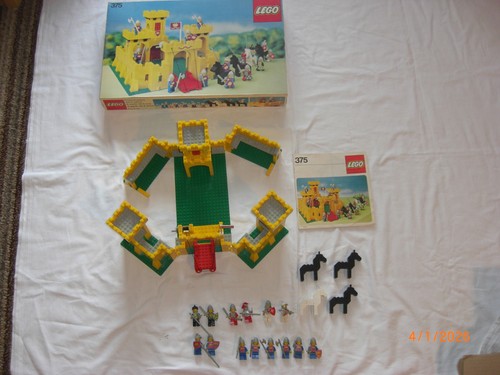 Lego 375 gelbe ritterburg - gelbe,