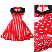 Damen Rockabilly Kleid 50er