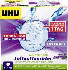 UHU Luftentfeuchter Nachfülltabs Lavendel, 2 x 100 g  Luftentfeuchter