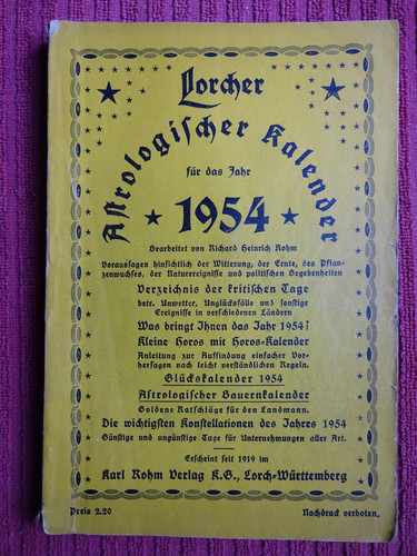 Astrologischer kalender von - astrologischer,