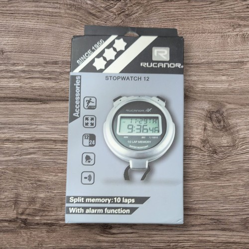 Rucanor stoppuhr silber - 12,