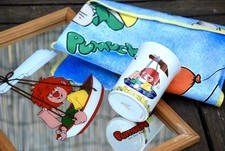 Sammlung 80er Jahre Pumuckl Schürze Zahnputzbecher Spiegel von Ellis Kaut