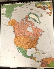 Schulwandkarte: " NORDAMERIKA