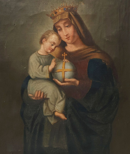 Maria mit kind antikes - maria,