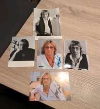 4x Original Autogrammkarte