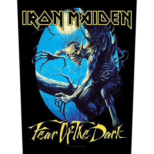 Iron maiden rückenaufnäher - maiden,