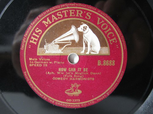 78rpm comedian harmonists - comedian,