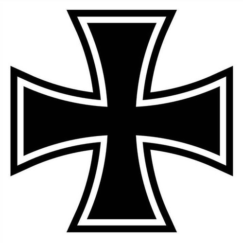 Aufkleber eisernes kreuz - aufkleber,