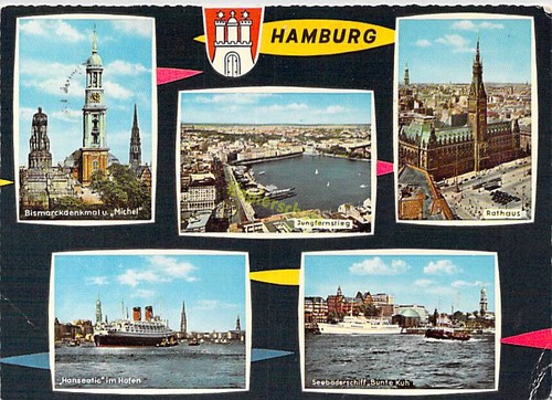 Hamburg mehrbild hafen - hamburg,