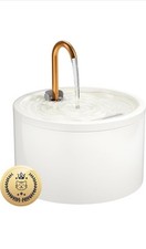 Katzenbrunnen Keramik Weiß 2,1 L Trinkbrunnen Für Katzen