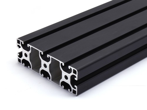 Aluminiumprofil schwarz 40x120