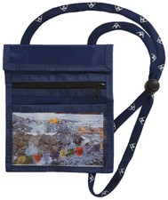 sunwallet blau Brustbeutel