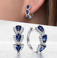 Ohrringe, in Silber mit