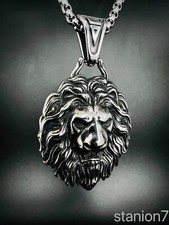 Vintage Löwen Kopf Anhänger