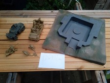 Flakstellung mit Tamiya Panzer Fahrzeug und Figuren 1:35  Konvolut