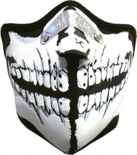 Motorrad Neopren Maske Vampir