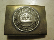 Koppelschloss  Sachsen Messing